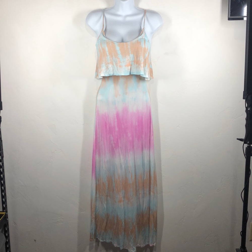 Mono B tie dye maxi dress